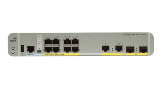 WS-C3560CX-8PC-S  8 - Port Compact Switch Layer 3 POE- 8 X 10/100/1000 Ethernet Ports