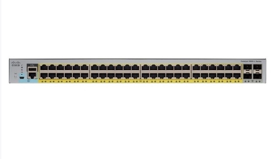 WS-C2960L-48PQ-LL Cisco Catalyst 2960L Switch 48 Port GigE PoE+  4x10G SFP+  Lan Lite