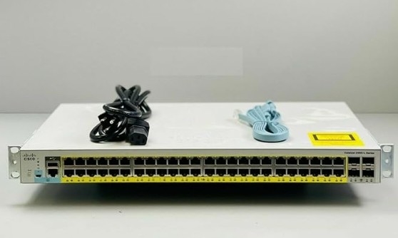 WS-C2960L-48PQ-LL Cisco Catalyst 2960L Switch 48 Port GigE PoE+  4x10G SFP+  Lan Lite