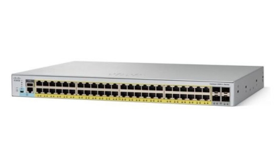 WS-C2960L-48PS-LL Catalyst 2960-L Switch 48 Port GigE With PoE 4 X 1G SFP  LAN Lite (Asia Pacific Part Number: WS-C2960