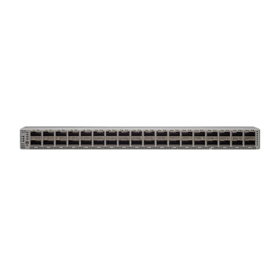 Cisco N9K-C9236C Nexus 9200 with 36p 40G 100G QSFP28 port side exhaust airflow dual power supply