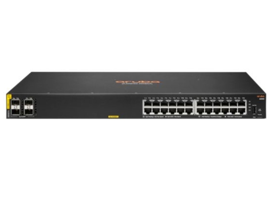 R8N87A  HPE R8N87-61001 Aruba 6000 24g Class4 Poe 4sfp 370w Switch - Switch - 24 Ports - Managed - Rack-Mountable