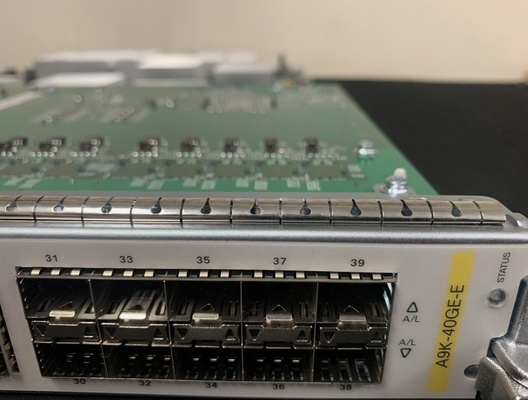 A9K-40GE-E  Cisco ASR 9000 Line Card A9K-40GE-E 40-Port GE Extended Line Card  Requires SFPs