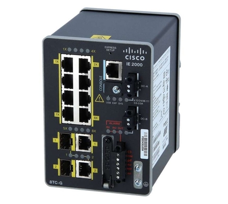 IE-2000-8TC-GB  IE-2000-8TC-G-B - Industrial Ethernet 2000 Series  IE 8 10/100  2 T/SFP  Base