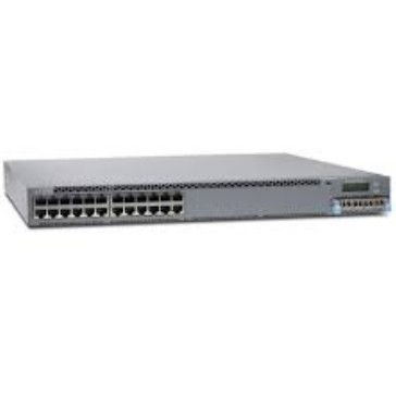 EX3400-24T EX3400 24-Port 10/100/1000BaseT  4 X 1/10G SFP/SFP+ 2 X 40G QSFP+ Redundant Fans  Front-To-Back Airflow