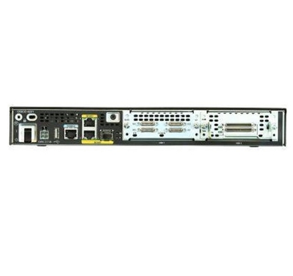 ISR4221-SEC/K9 Cisco ISR 4221 Router 2 WAN/LAN Ports 1 SFP Port Multi Core CPU 2 NIM Security Bundle