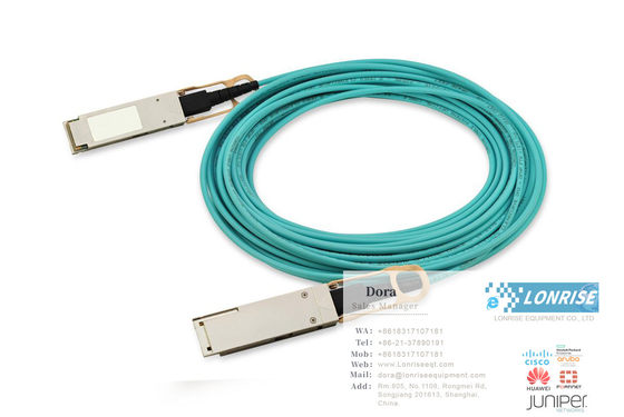 AOC Cables 02311KNQ QSFP-100G-AOC-10M Active Optical Cable QSFP28 100G (850nm 10m AOC) ready to go