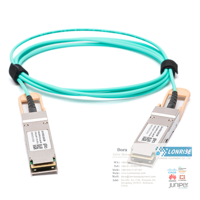 AOC Cables 02311KNQ QSFP-100G-AOC-10M Active Optical Cable QSFP28 100G (850nm 10m AOC) ready to go