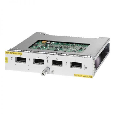 Cisco expansion moduleA9K-MPA-4X10GE  Data Rate Cisco Small Form-Factor Plug-in Modules 300m Transmission Distance
