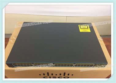 Cisco Switch Ws-C2960+48pst-L Catalyst 2960-Plus Fiber Optic Network Switch 48 10 / 100 Poe Lan Base 16 Gbps