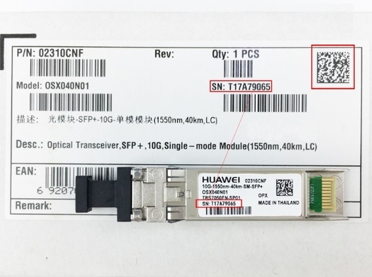 OSX040N01 Huawei Optical Transceiver OSX040N01 02310CNF  SFP+  10G  Multi-Mode Module(1550nm  40km  LC  LRM)