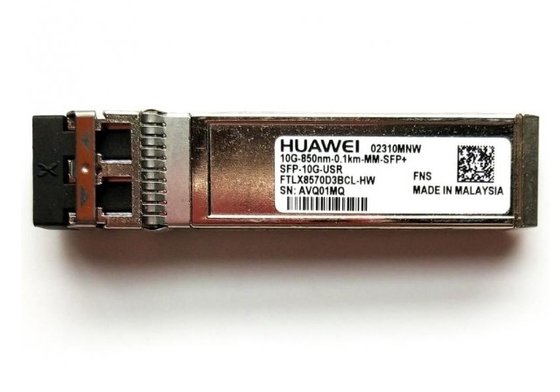 SFP-10G-USR  Huawei Optical Transceiver SFP-10G-USR  Optical Transceiver SFP+ 10G  Multi-Mode Module(850nm  0.1km  LC