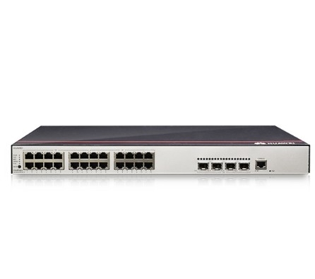 S1730S-S24P4S-A1  Huawei S1730S-S24P4S-A (24 10/100/1000BASE-T Ethernet Ports 4 Gigabit SFP, PoE+, AC Power Supply)