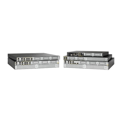 ISR4461 K9 Cisco Router ISR 4461 with 4 onboard GE 3 NIM ISC slot 3 SM slots  8 GB Flash Memory default