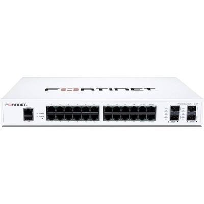 Fortinet FS-124F Is A Performance/price Competitive Switch With 24x GE Port + 4x SFP+ Port + 1x RJ45 Console