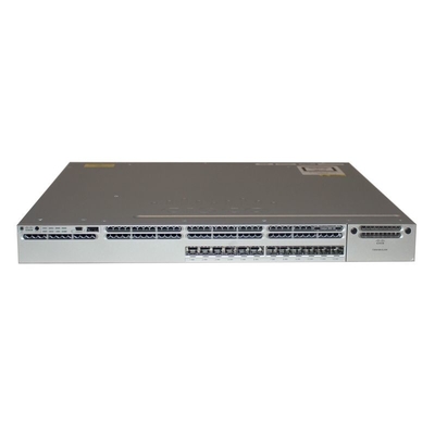 Cisco Switch WS-C3850-12S-SCatalyst 3850 series 12 SFP Port Switch IP Base  is the next generation enterprise-level stackable switch that is integrated with 12 SFP ports in IP base feature set
