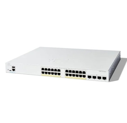 Cisco C1300-24P-4X  24x 10/100/1000 PoE+ Ports With 195W Power Budget 4x 10 Gigabit SFP+  Rack-mountable