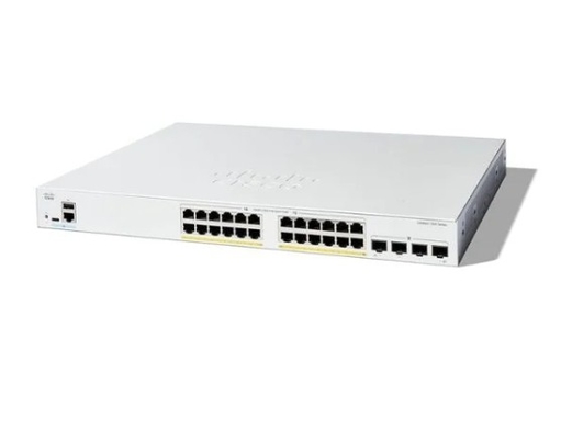 C1300-24FP-4GCisco Switches  Cisco Switches 24x 10/100/1000 PoE+ Ports With 370W Power Budget