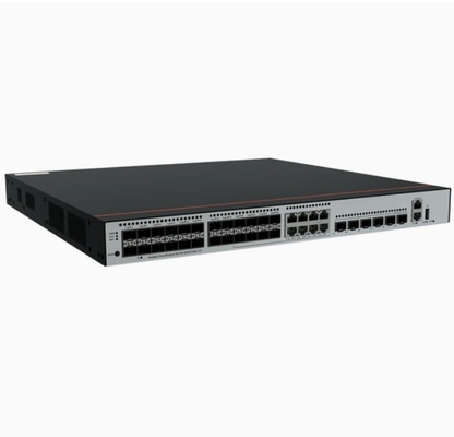 S5735-S24ST4XE-V2   24*GE SFP Ports 8 Of Which Are Dual-purpose 10/100/1000 Or SFP 4*10GE SFP+ Ports 2*12GE Stack Ports Without Power Module