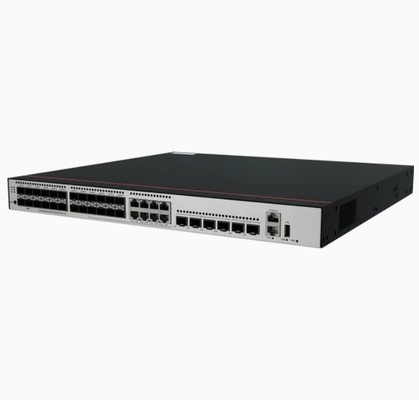 S5735-S24ST4XE-V2   24*GE SFP Ports 8 Of Which Are Dual-purpose 10/100/1000 Or SFP 4*10GE SFP+ Ports 2*12GE Stack Ports Without Power Module