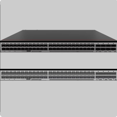CE6855-48XS8CQ-B 48×10 GE + 8×100 GE 2.56 Tbps VXLAN/M‑LAG/AI‑ECN/RoCE/MACsec 2×AC PSUs & 3 Fans Front Intake