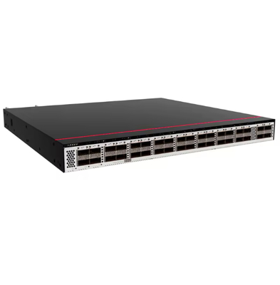CE8855-32CQ4BQ-B 32×100 GE + 4×200 GE 8 Tbps VXLAN/M‑LAG/AI‑ECN 2×1.2 kW AC PSUs & 5 Fans Front Intake