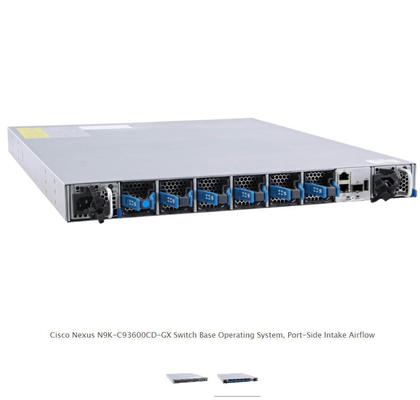 N9K-C93600CD-GX   Nexus 9316D Spine and Leaf Switch With 28p 100/40G QSFP28 And 8p 400/100G QSFP-DD