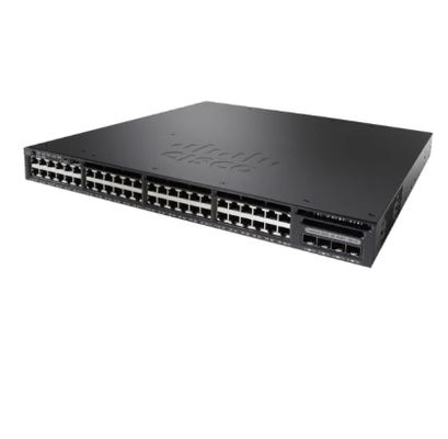 WS-C3650-48FS-S Cisco Catalyst 3650 48 * 10/100/1000 Ethernet Ports - Full PoE - 4 X 1G Uplinks - Layer 3 Switching - IP Base - Managed
