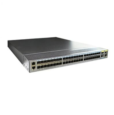 CE6875-48S4CQ-EI，48*10GE SFP+ ports, 4*100GE QSFP28 ports or 4*40GE QSFP+ ports.