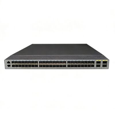 CE6875-48S4CQ-EI，48*10GE SFP+ ports, 4*100GE QSFP28 ports or 4*40GE QSFP+ ports.