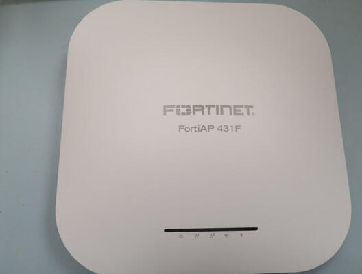 FAP-431F-E  FortiAP-431F Indoor Wireless FortiAP - Tri radio (2x 802.11 a/b/g/n/ac/ax, 4x4 MIMO and 1x 802.11 a/b/g/n/ac Wave 2, 2x2 MU-MIMO), internal antennas, 1x 100/1000/2500 Base-T RJ45, 1x 10/10