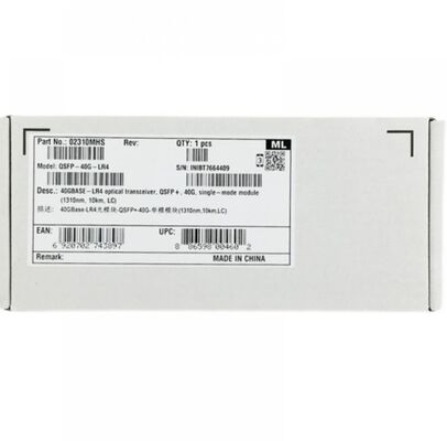 QSFP-40G-SR4	
Cisco 40GBASE-SR4 QSFP Module for MMF