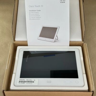CS-TOUCH10=, Cisco Touch 10 Control Unit, Video Conferencing Controller/10-inch Touchscreen/PoE Powered
