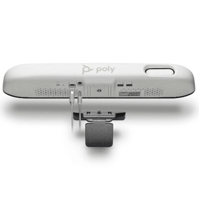 Poly Studio R30 USB Video Bar (4K UHD, 120° FOV, 3-Mic Array, DirectorAI, USB-C, Model: 842D2AA)