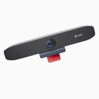 POLY STUDIO P15: 4K Ultra HD Personal Video Bar with AI Noise Cancellation & Auto Framing