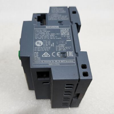 Siemens LOGO! 230RCE Logic Module, 115/230V AC/DC, 8 DI/4 Relay DO, with Display, Ethernet, Modular Expandable