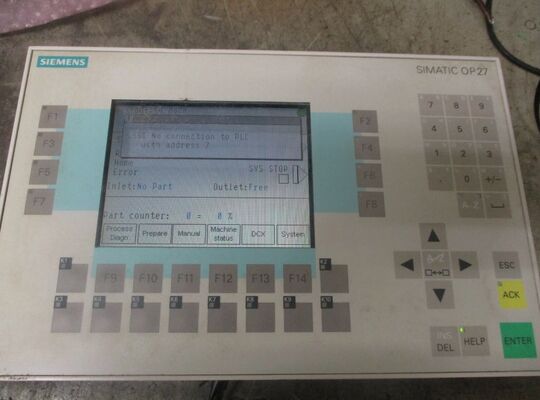 Siemens SIMATIC OP27C 6AV3627-1LK00-1AX0, 5.7" STN Color HMI Operator Panel with 24 Function Keys (18 with LEDs)