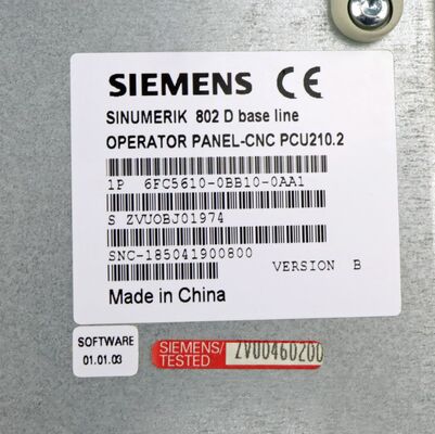 Siemens 6FC5610-0BB10-0AA1 SINUMERIK 802D CNC Control Module