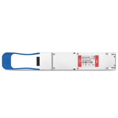 TS-OP-314H-10C/400G OSFP LR4 Finned Top Optical Transceiver with 1310nm Wavelength and 10km Transmission for High-Density Networking