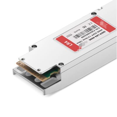 TS-OP-314H-10C/400G OSFP LR4 Finned Top Optical Transceiver with 1310nm Wavelength and 10km Transmission for High-Density Networking
