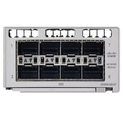 Cisco C9300X-NM-8Y Catalyst 9300 Series Network Expansion Module with 8 Port SFP and 25 Gbps Data Rate