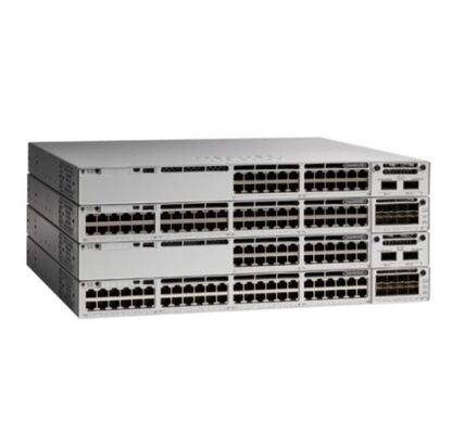 Cisco Catalyst 9300 Switch 48-Port PoE+ with 480 Gbps Stacking Bandwidth and Network Essentials