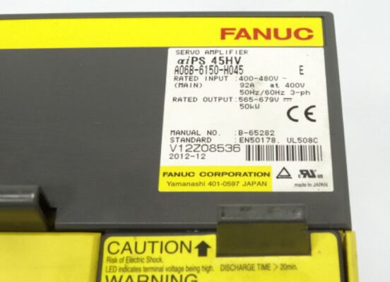Fanuc A06B-6151-H045 Alpha i Spindle Amplifier Module AiSP-45HV
