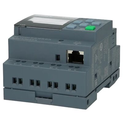 Siemens LOGO! 24CE PLC Logic Module with 8 Digital Inputs 4 Transistor Outputs and Built-in Ethernet for Industrial Control