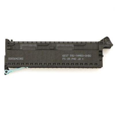Siemens 6ES7592-1AM00-0XB0 SIMATIC S7-1500 Front Connector with 40-Pin Screw Terminal for 35 mm Module Width and 4 Potential Bridges