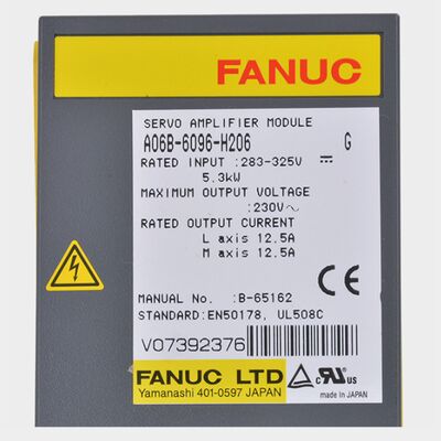FANUC A06B-6096-H206 Dual-axis Servo Amplifier Module with FSSB Interface and 5.3 kW Power for CNC Systems