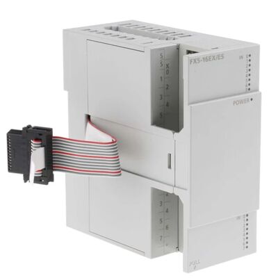Mitsubishi FX5-16EX/ES 16-Point DC Input Module with Sink/Source Selectable for MELSEC iQ-F DIN Rail Mount