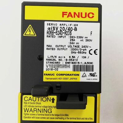 FANUC A06B-6240-H206 Servo Amplifier Dual Axis AiSV 20/40-B Original