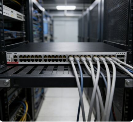 RG-S5310-48GT4XS-P-E Layer 3 PoE+ Switch, 48x1000M RJ45, 4x10G SFP+, 1570W PoE Budget, Dual Redundant Power