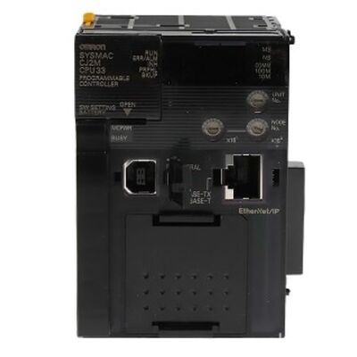 Omron CJ2M-CPU33 PLC CPU Module | Built-in EtherNet/IP, High Speed Control
